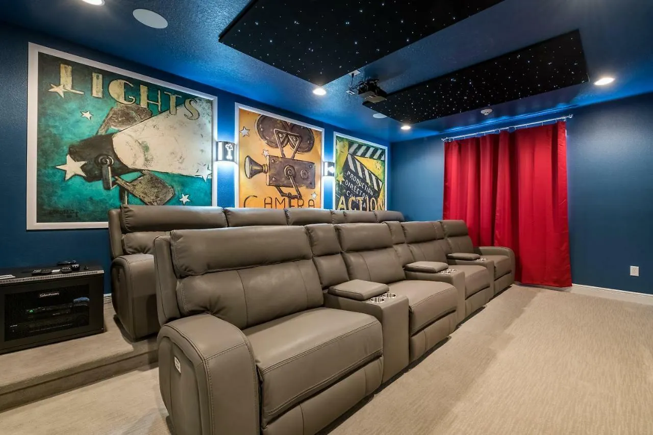 Fantastic Elite By Rentyl Near With Private Pool, Game Room, Movie & Amenities - 290f * Orlando