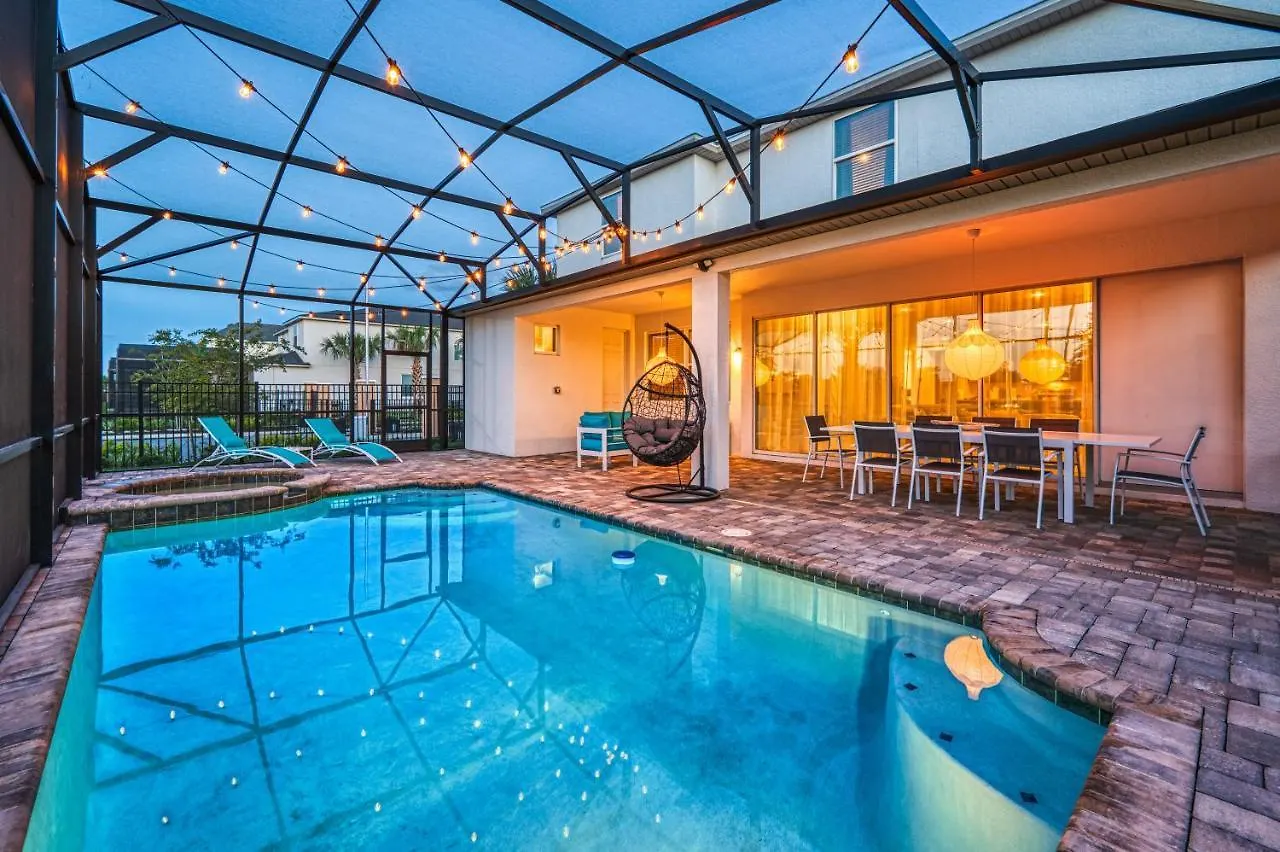Elegant Brand New Nine Bedrooms House With Private Pool At Solara 8929 * Orlando