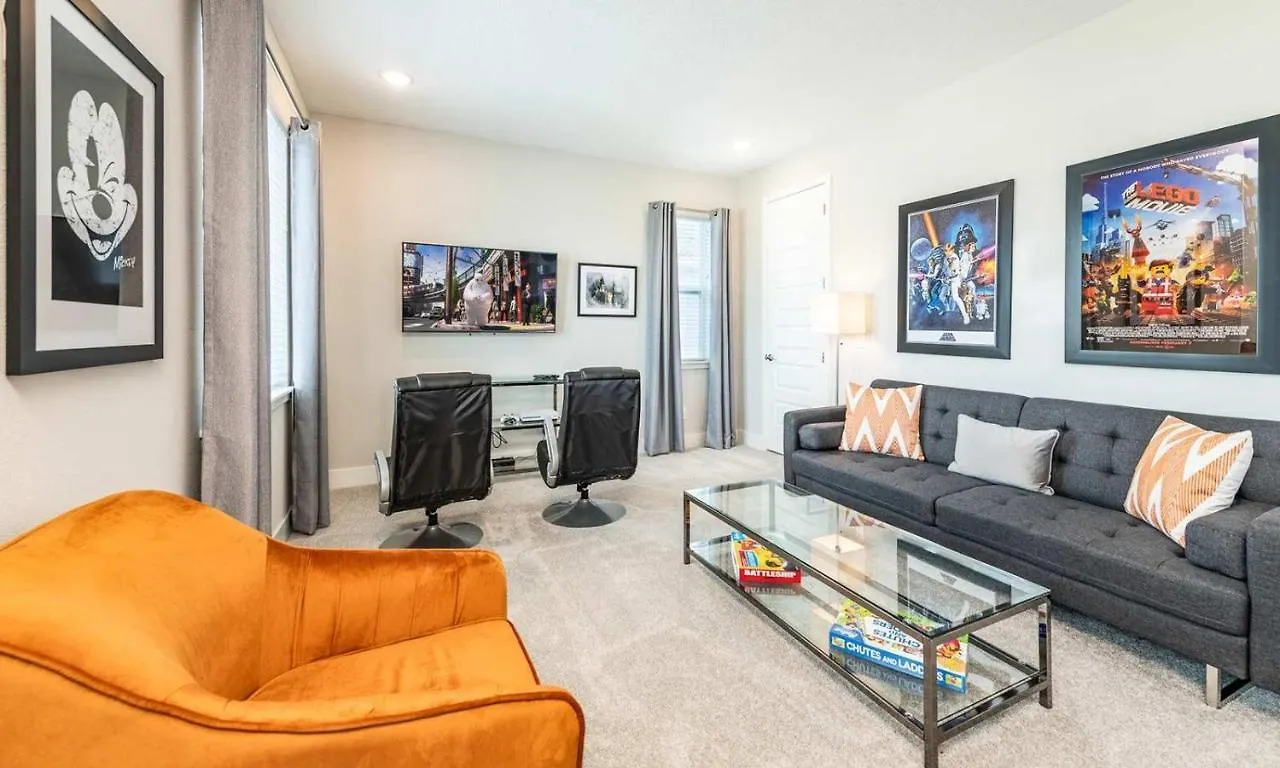 Serene Vibrant 4 Bdrm With Games At Encore * Orlando