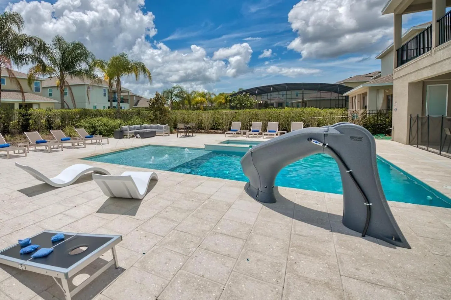Large 11 Bdrm With Private Pool And Water Slide At Encore Orlando