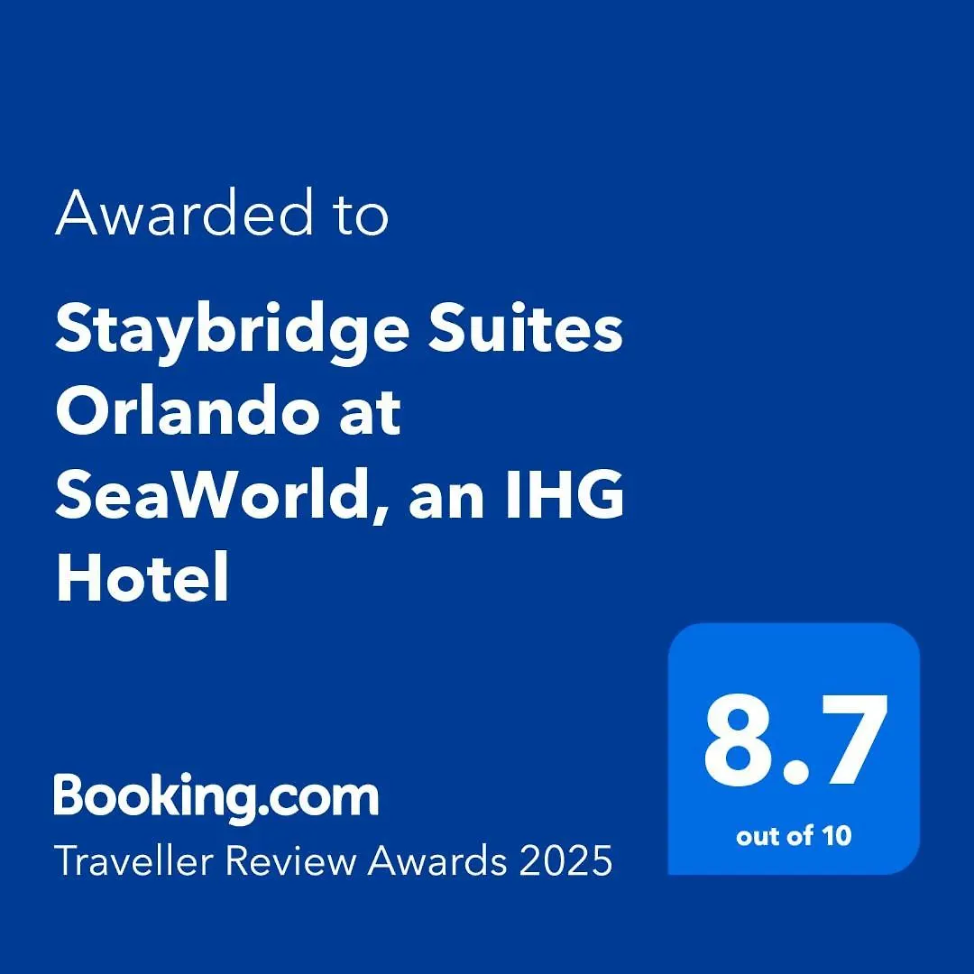 Staybridge Orlando At Seaworld By Ihg - Free Parking & Shuttle To Seaworld Parks 3*