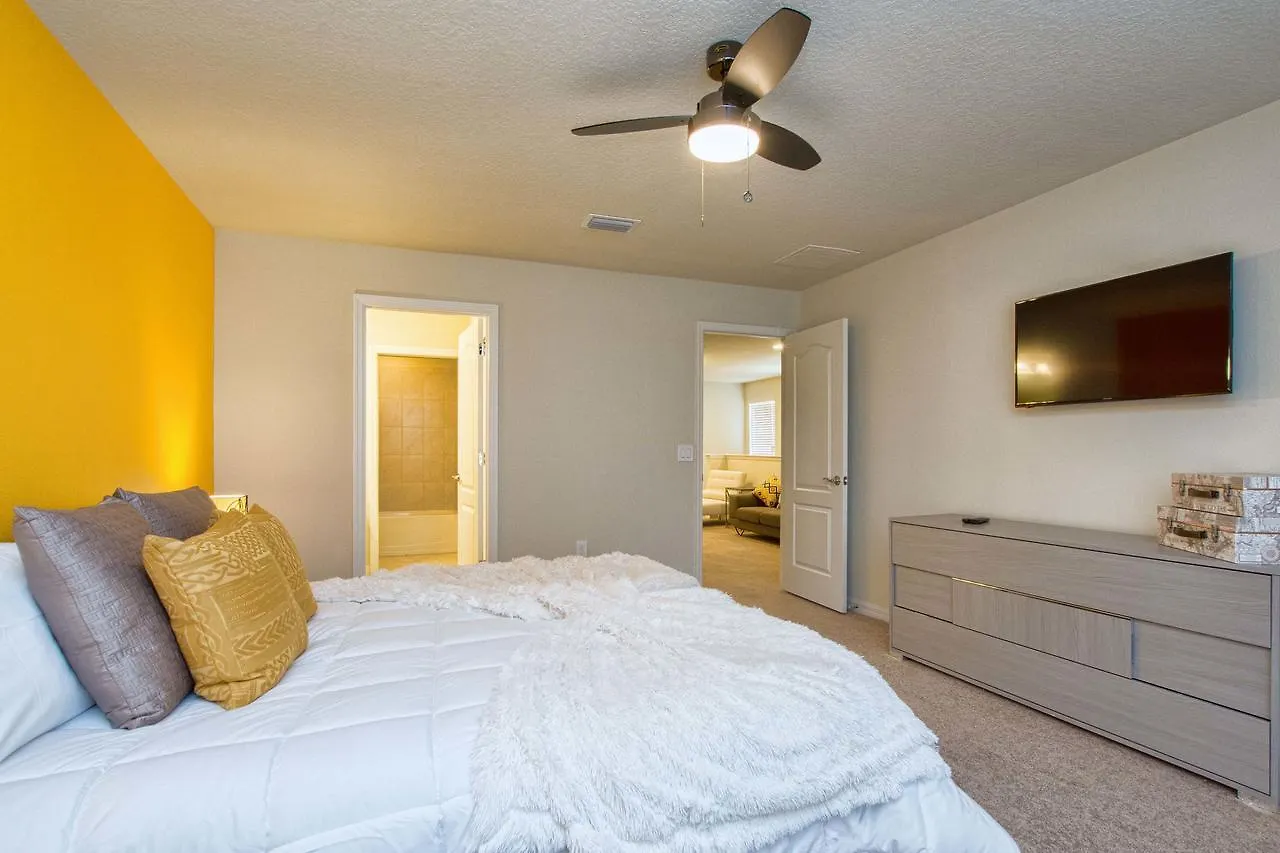 Windsor-5 Bed Townhouse W/splashpool-3808ww Villa Orlando