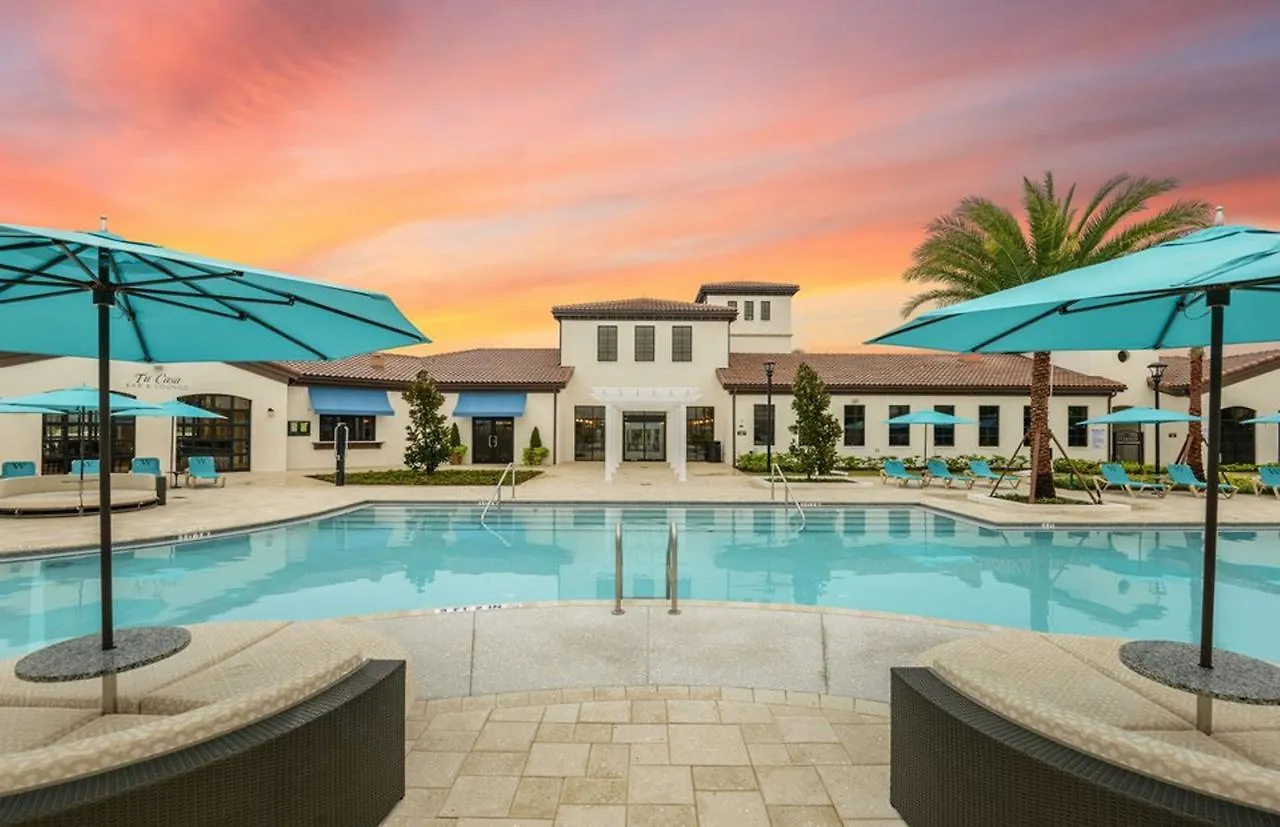 Villa Windsor-5 Bed Townhouse W/splashpool-3808ww Orlando