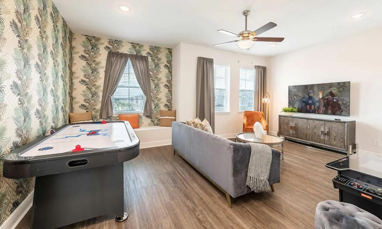 Tatil Evi Chic 4 Bdrm With Gaming Loft At Encore