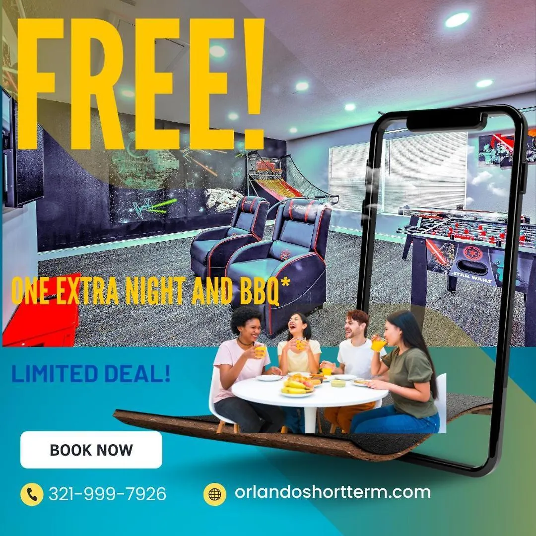 Private Pool, Game Room, Near And Universal!! Orlando