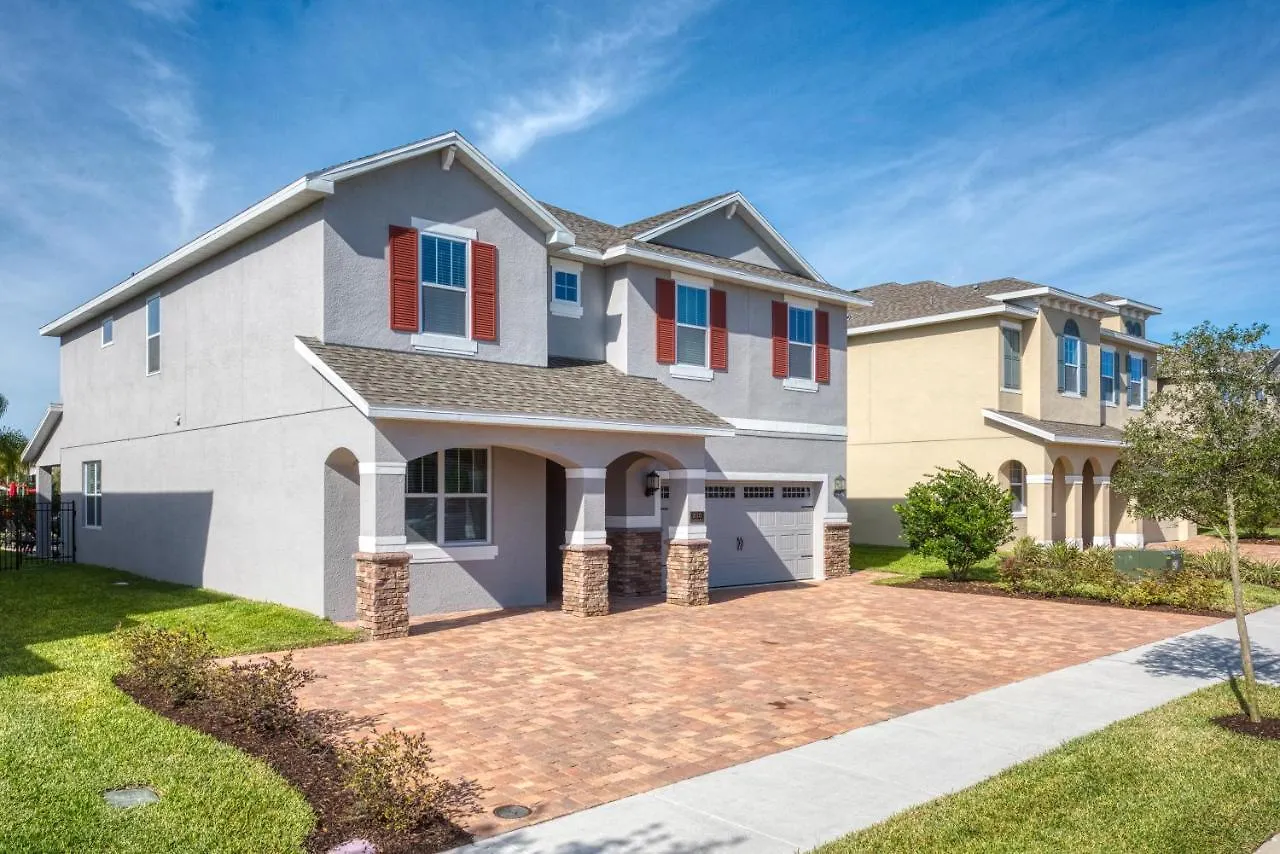 Beautiful Near By Rentyl With Private Pool, Media Room, Game & Amenities - 210c אורלנדו