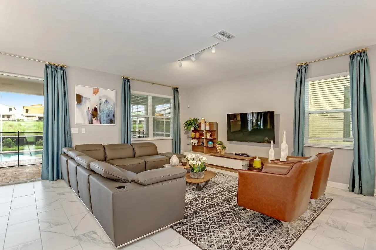 别墅 511pbeach Amazing Champions Gate 9 Bedroom 5 Bed 奥兰多