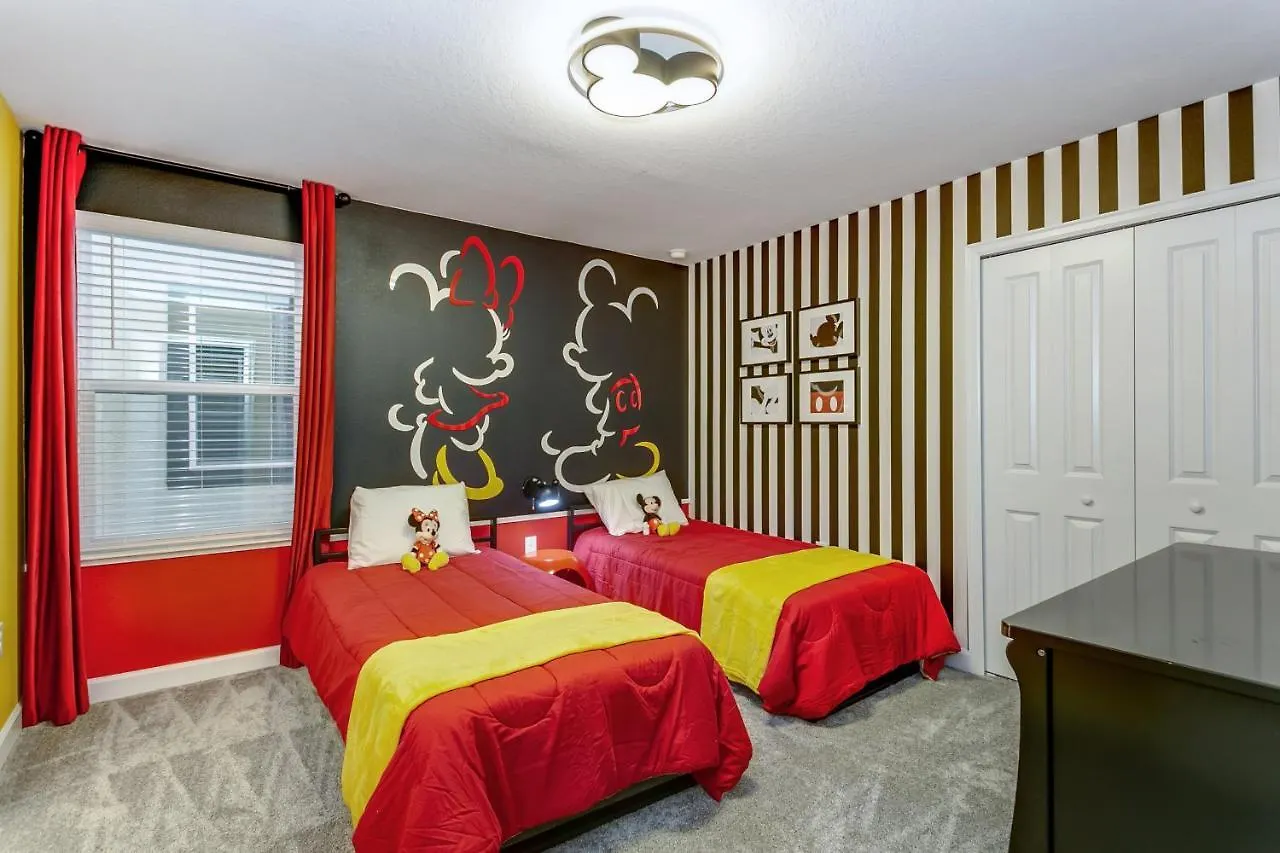 511pbeach Amazing Champions Gate 9 Bedroom 5 Bed 别墅 *