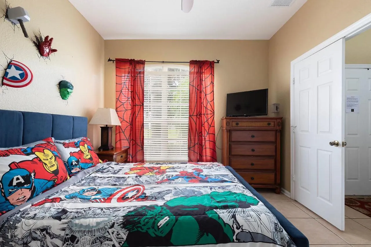 Windsor Hills Resort! 2 Miles To Disney! 6 Bedroom With Private Pool & Сasa de vacaciones
