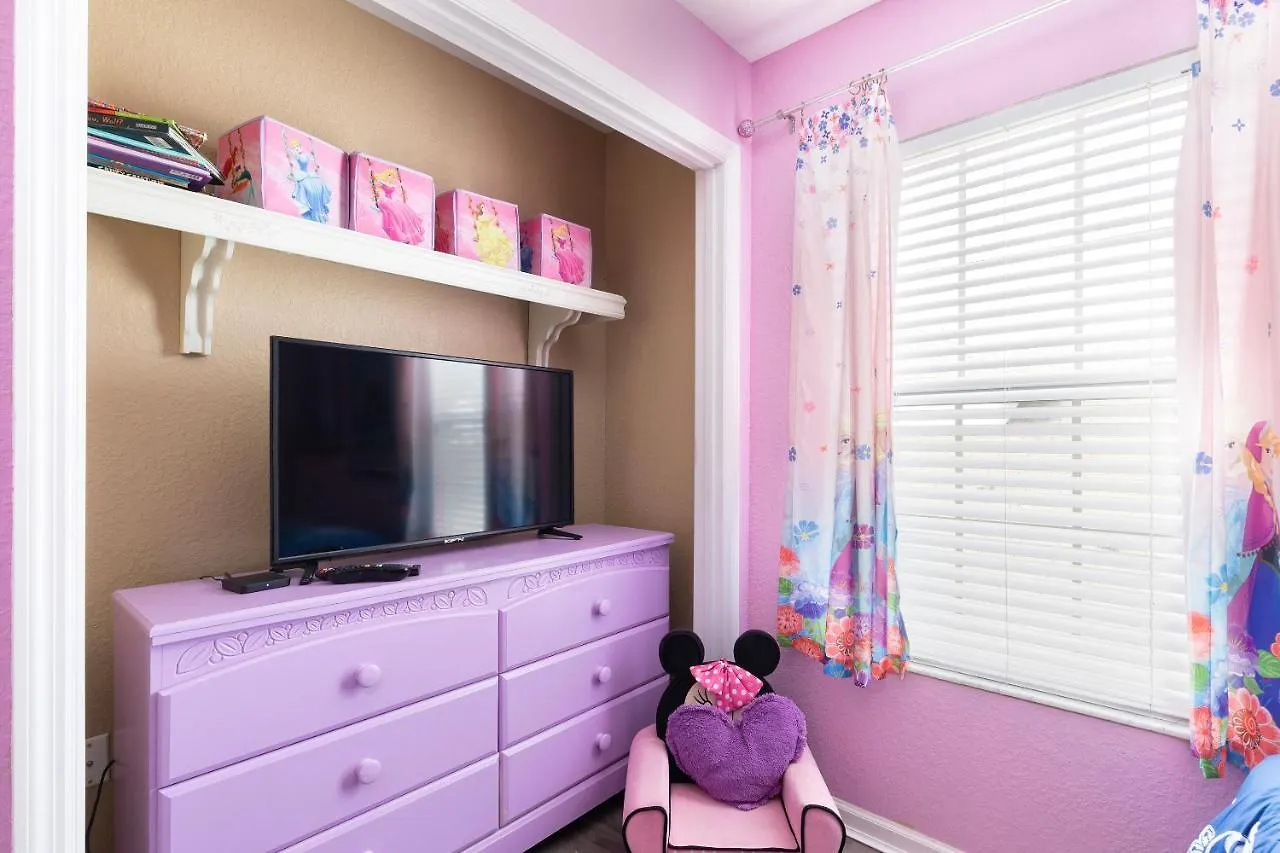 Windsor Hills Resort! 2 Miles To Disney! 6 Bedroom With Private Pool & Сasa de vacaciones *